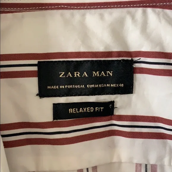 Zara Men’s Striped Shirt- new w/o tags - Picture 6 of 7